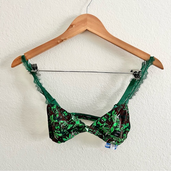 Free People Green Hazel Bralette Sz XS NWT - Picture 2 of 5